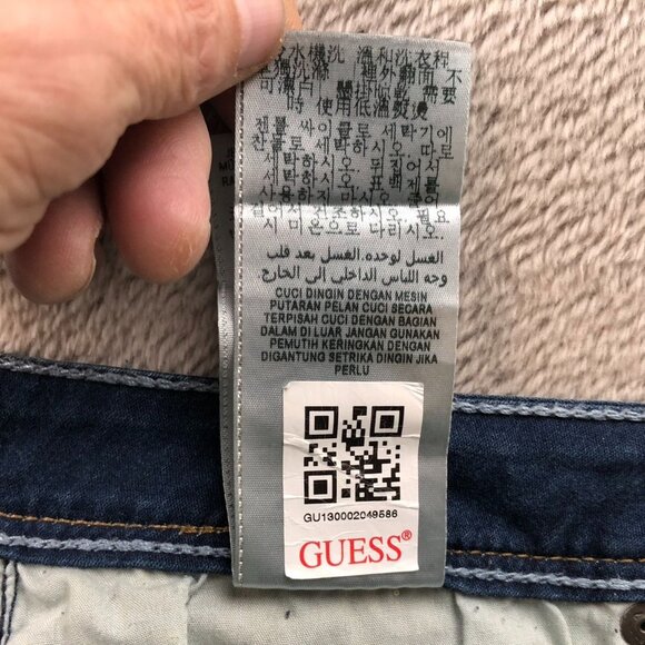 Guess Womens Jeans Sze 34 Low Rise Jeggings Skinny Leg Blue Denim Classic Casual - Picture 12 of 16